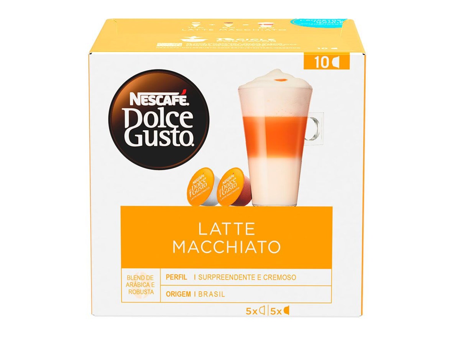 Cápsulas de Café Nescafé Dolce Gusto Latte Macchiato X10 