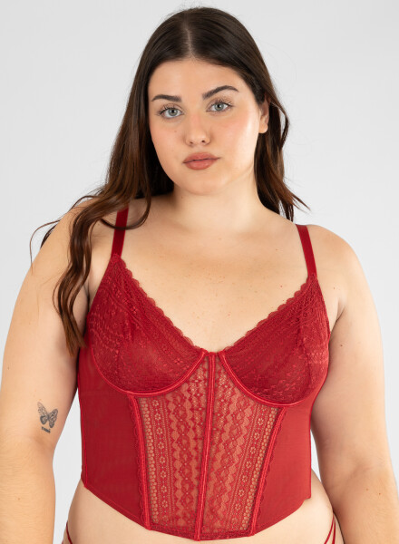 Corset rubi Rojo