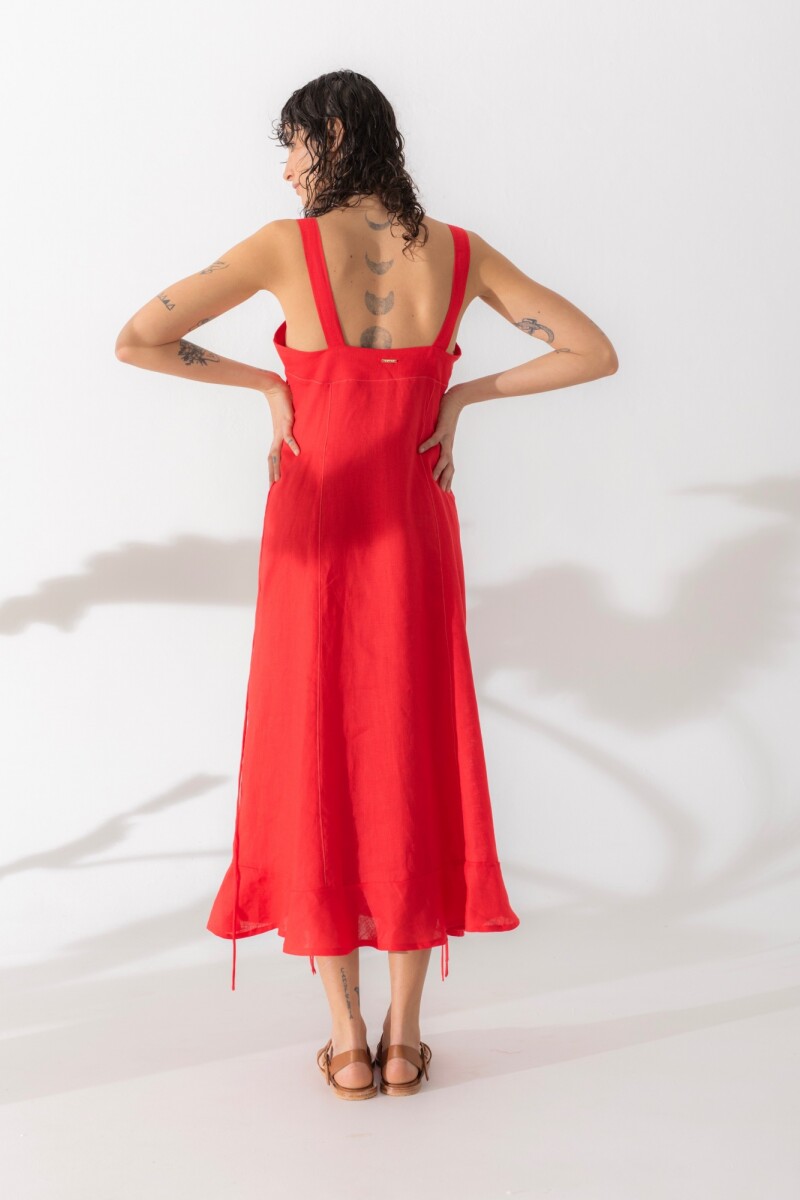 VESTIDO INDA Rojo