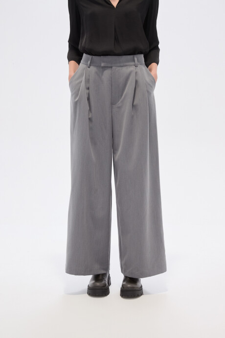 Pantalon Zelvia Gris Medio