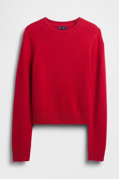 Buzo Cashsoft Mujer Modern Red