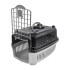 Transportadora Rígida Para Mascotas N3 Perro Gato Resistente Variante Color Gris