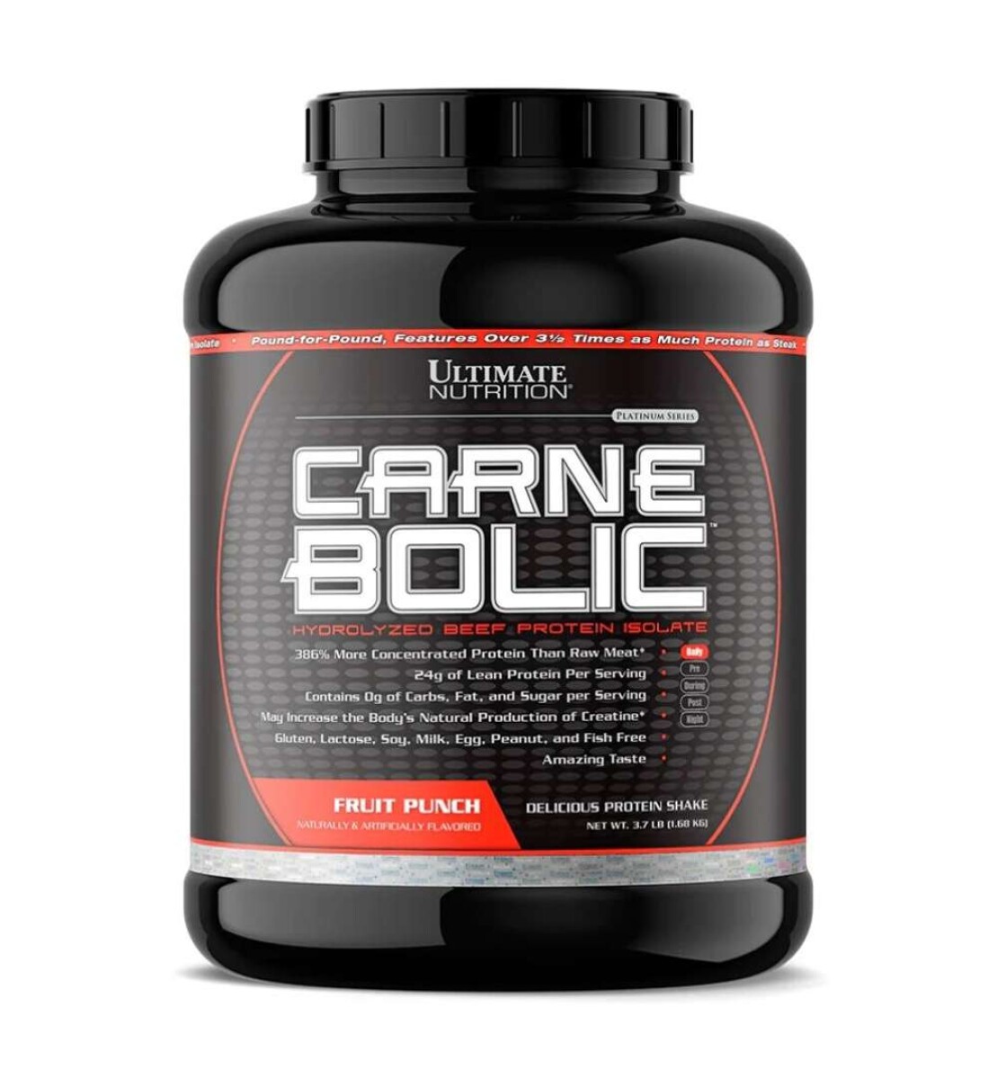 Carnebolic Proteína de Carne Hidrolizada Ultimate Nutrition - Fruit Punch 3.7 lb 