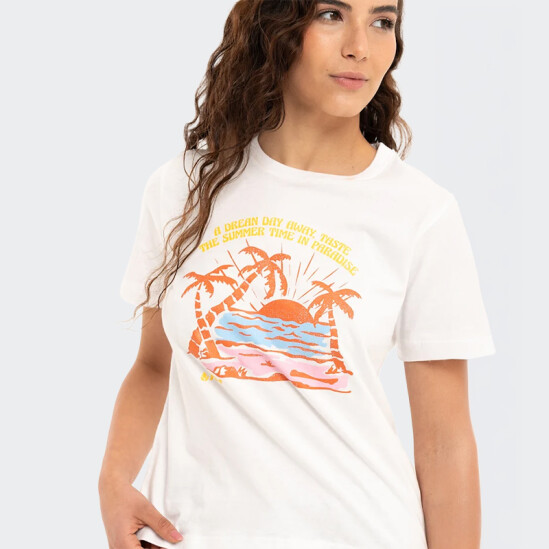Remera Reef Regular Fit Blanco