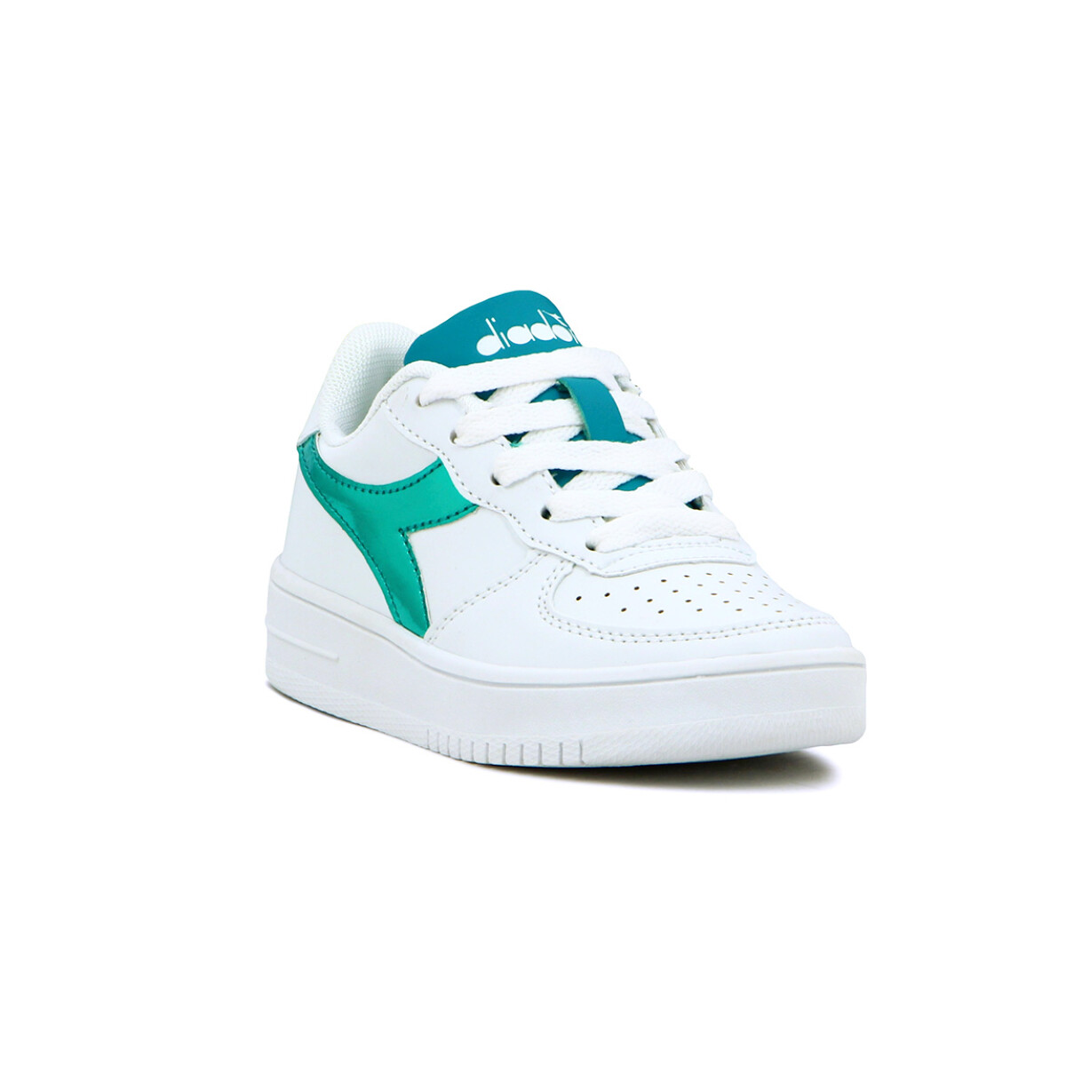 Diadora Champion Niños SPITFIREII Blanco/Turquesa - Blanco-Turquesa 