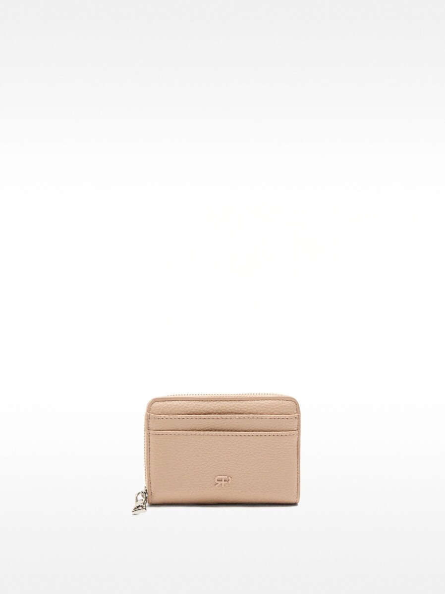 Cartera Con Textura - rosa 