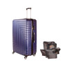 Valija Carry-on de mano Rígidas Con Organizadores Azul oscuro
