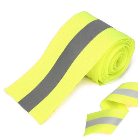 Cinta P/ Marcar Cancha 25mts Elástica Fluor Día/noche Amarillo