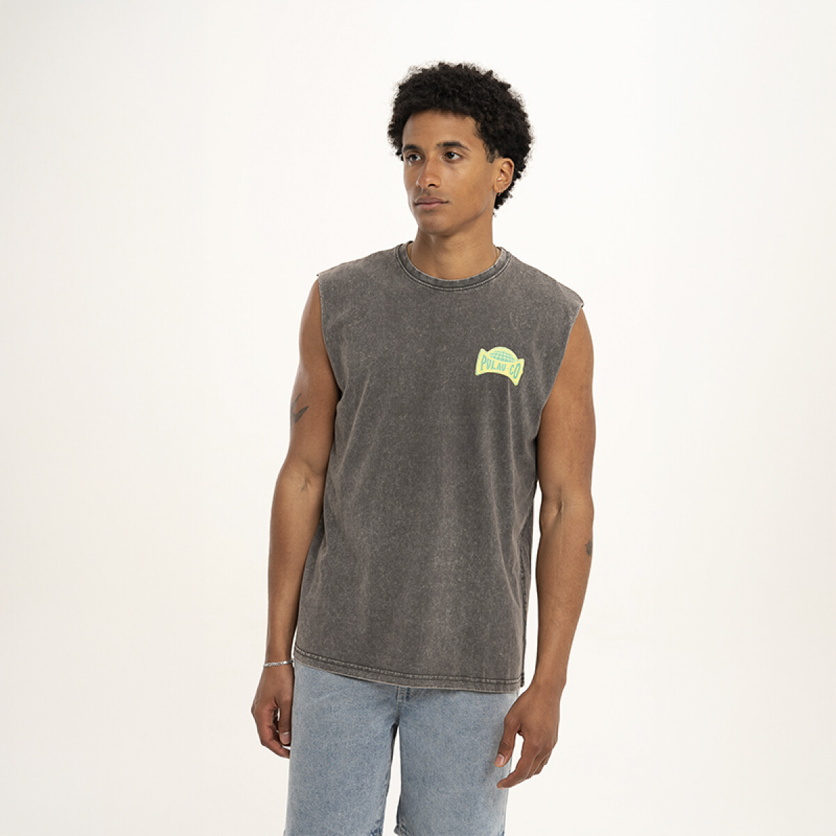 Musculosa Pulau Wwless - Gris 