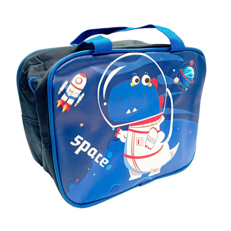 Mochila Escolar 3en1 Lunchera + Cartuchera Infantil Mch006025-dino