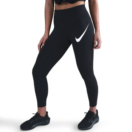 Pantalón Largo Nike Tempo Swoosh Run High-Waisted 7/8 Running Leggings de Mujer negro
