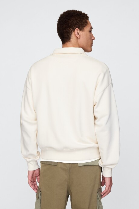 Buzo Polo Hombre Ivory Frost