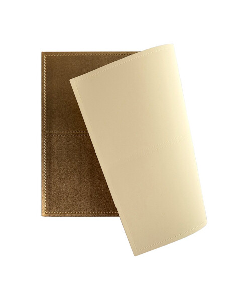 INDIVIDUAL PVC SIMIL CUERO 45x30CM ORO INDIVIDUAL PVC SIMIL CUERO 45x30CM ORO