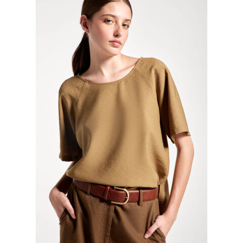 BLUSA FEM BEGE CLARO
