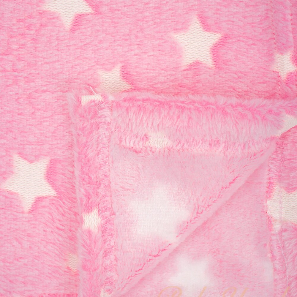 Frazada Luminosa 2.00x1.50m Fluorescente En La Oscuridad Rosa
