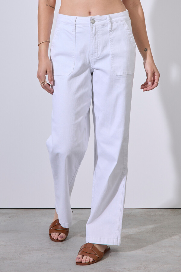 Jean High Rise BLANCO