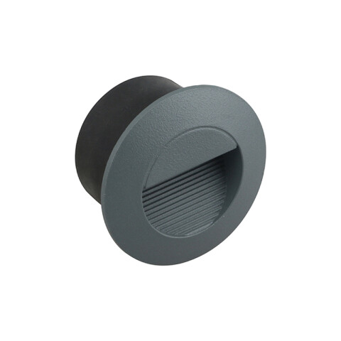 Luminaria de embutir LED cálida 2W IP65 Ø83x33mm IX4800