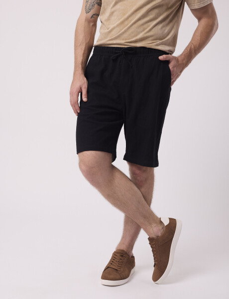 Short lino negro