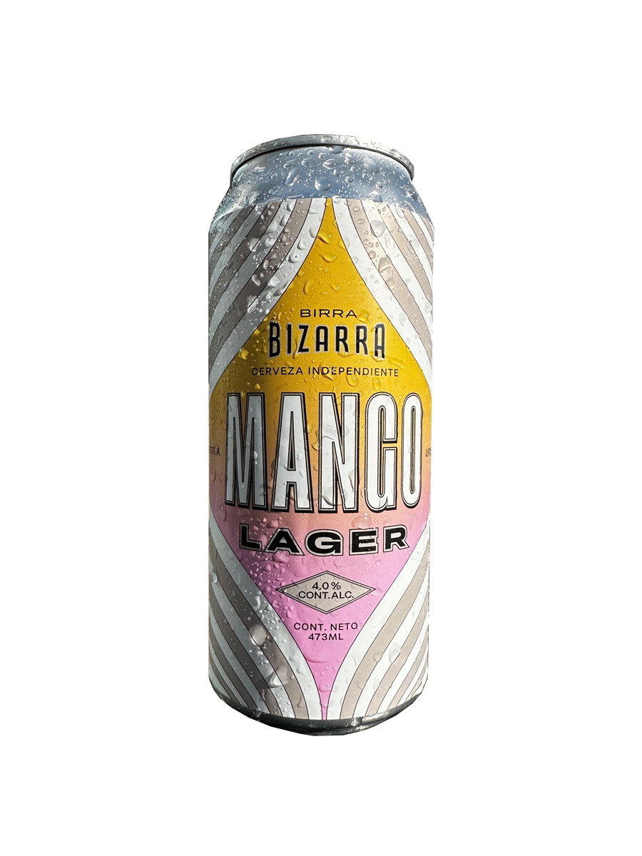 Cerveza Birra Bizarra Mango Lager Lata 473 ml Cerveza Birra Bizarra Mango Lager Lata 473 ml