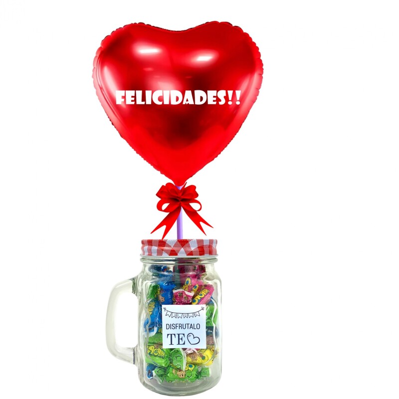 Caramelera con globito corazón Caramelera con globito corazón