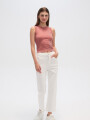 Pantalon Vilehada Marfil / Off White