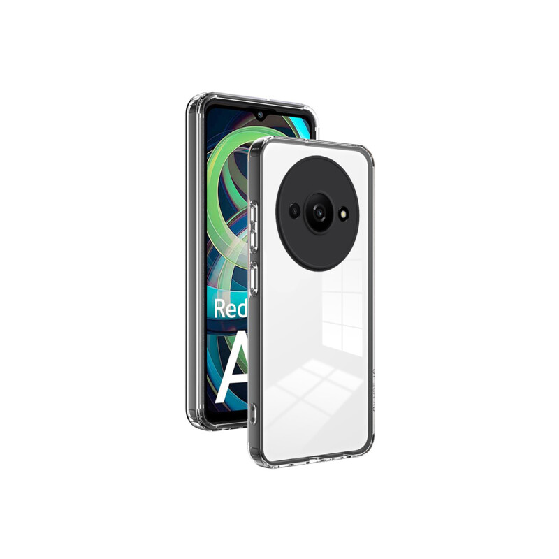 Protector Xiaomi Redmi A3 con bordes color negro Protector Xiaomi Redmi A3 Con Bordes Color Negro
