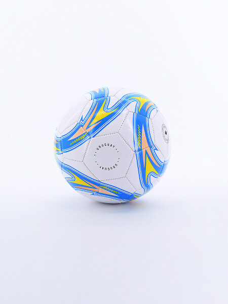 PELOTA DE FUTBOL CELESTE