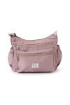 Bandolera de nylon Rosa