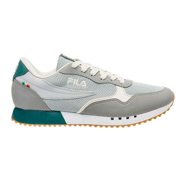 FILA Euro Jogger Sport II para Hombre - Gris/Crema Gris-Crema