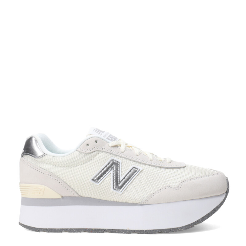 Championes de Mujer New Balance Life Style Mode Plataforma Natural - Gris - Plateado
