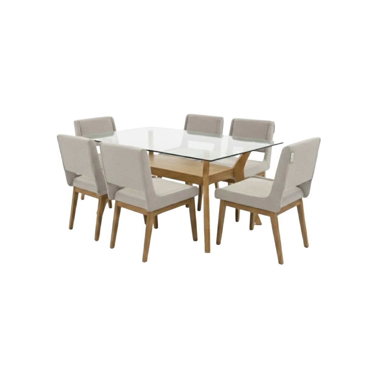 JUEGO COMEDOR XS09/6 CREMA 305540 (CD) 