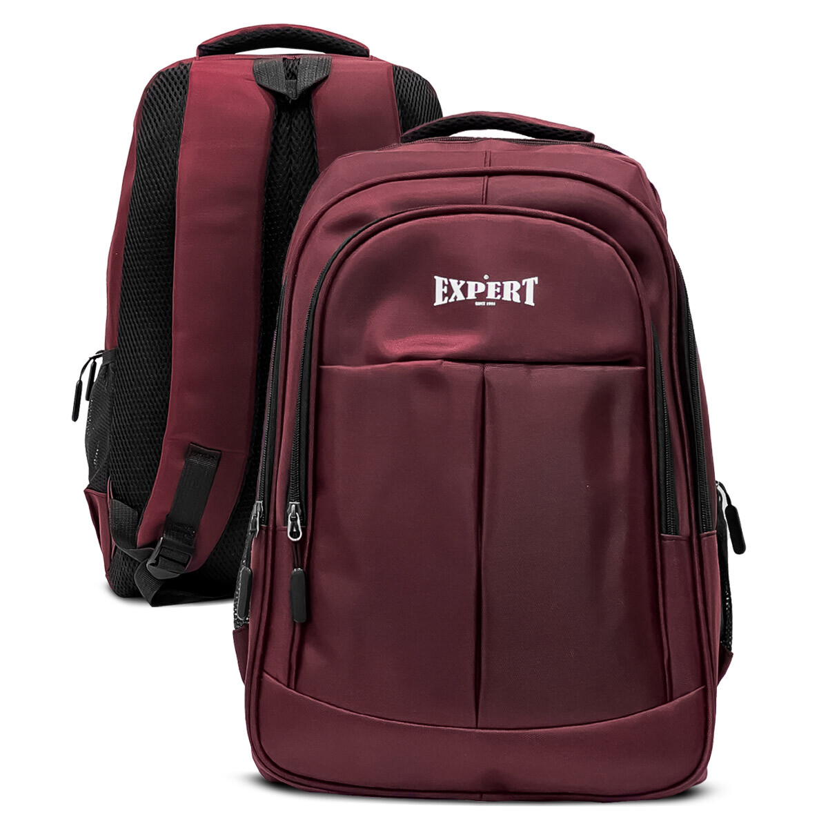 Mochila Porta Laptop Expert Ejecutiva P/notebook 20'' - Bordó 