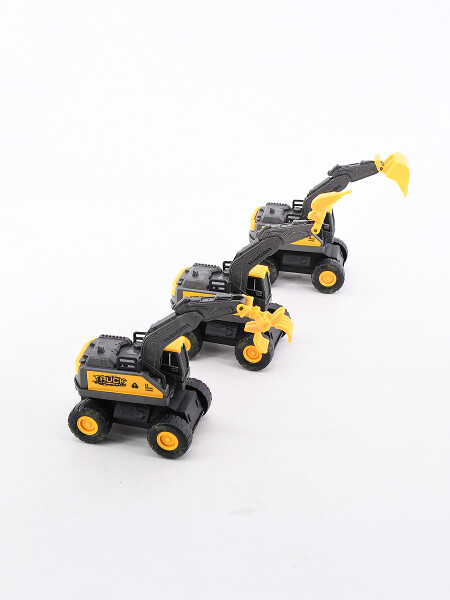 MAQUINA DE CONSTRUCCION SET x 3 AMARILLO