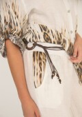 Conjunto de 100% Lino con Animal Print Conjunto de 100% Lino con Animal Print