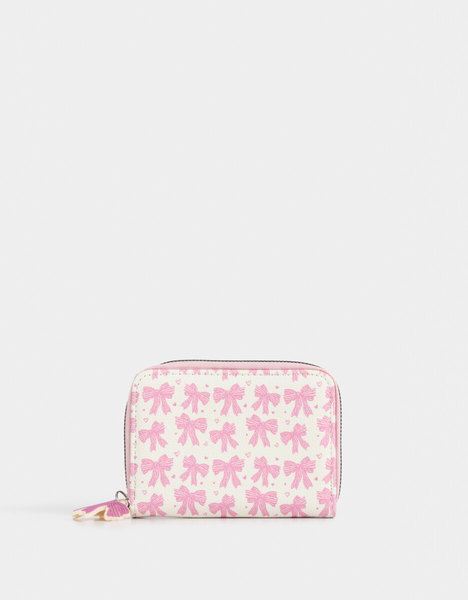 Billetera Estampada Crudo 