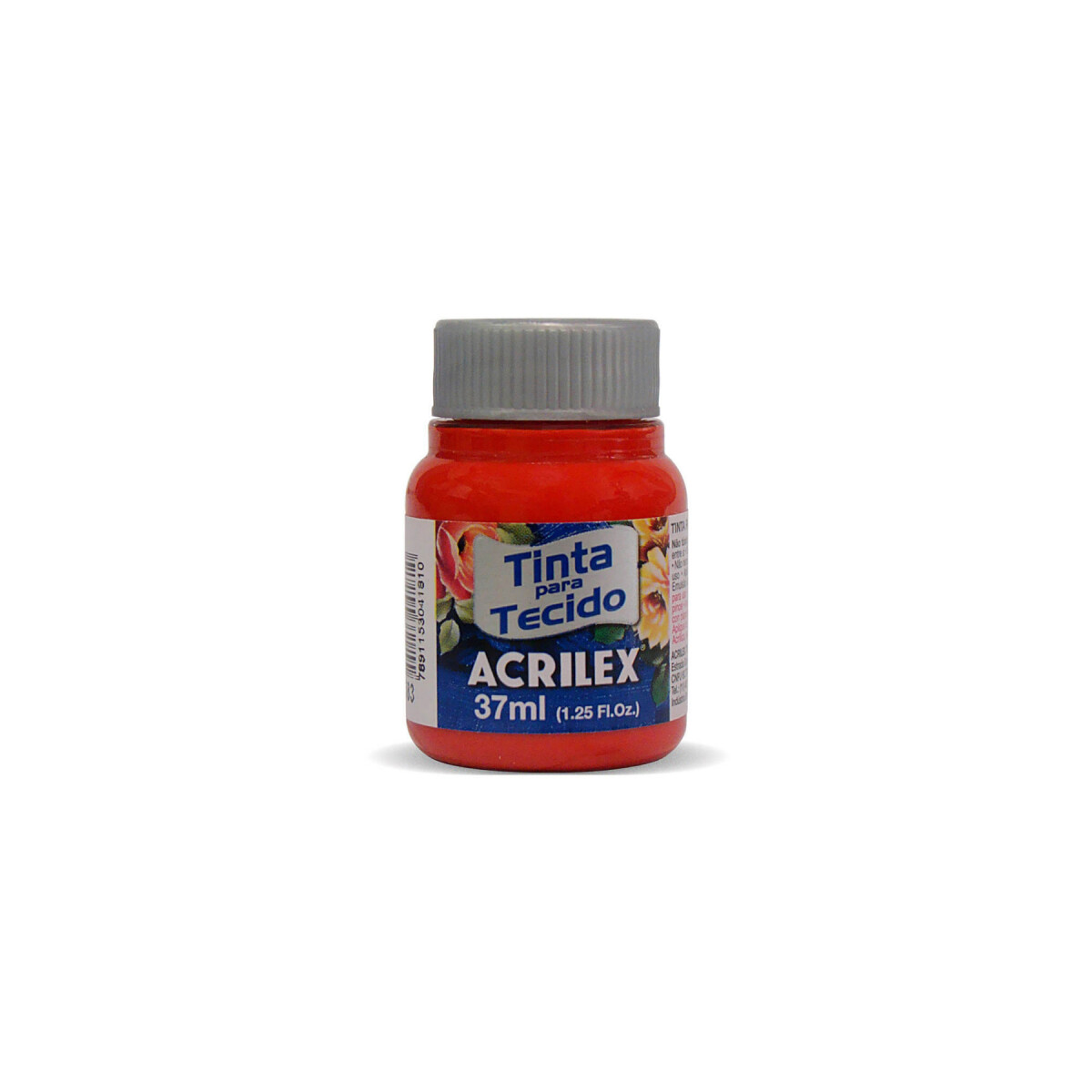 Pintura para Tela Acrilex Mate 37 ml (Tonos Rojos) - 583 Rojo Tomate 