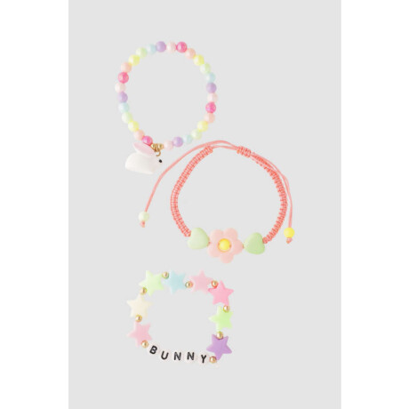 Set de pulseras infantiles bunny Variante unica