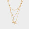 Collares Cortos De inicial Collar Corto De Inicial "n" - Dorado
