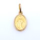 Medalla oro 18k Milagrosa 12mm x 8mm Medalla oro 18k Milagrosa 12mm x 8mm
