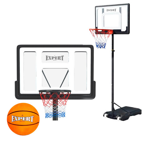 Tablero Basket Aro 2.55m C/ Base Portátil + Pelota Bkt001016