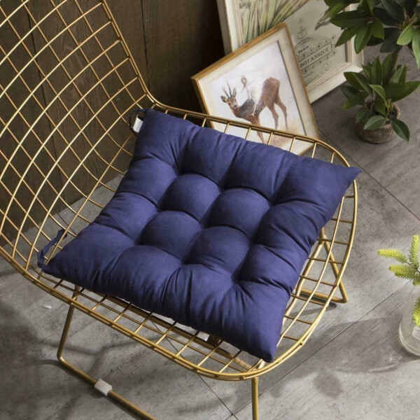 Almohadon Cuadrado Para Silla Eames Butaca Auto Colores Variante Negro