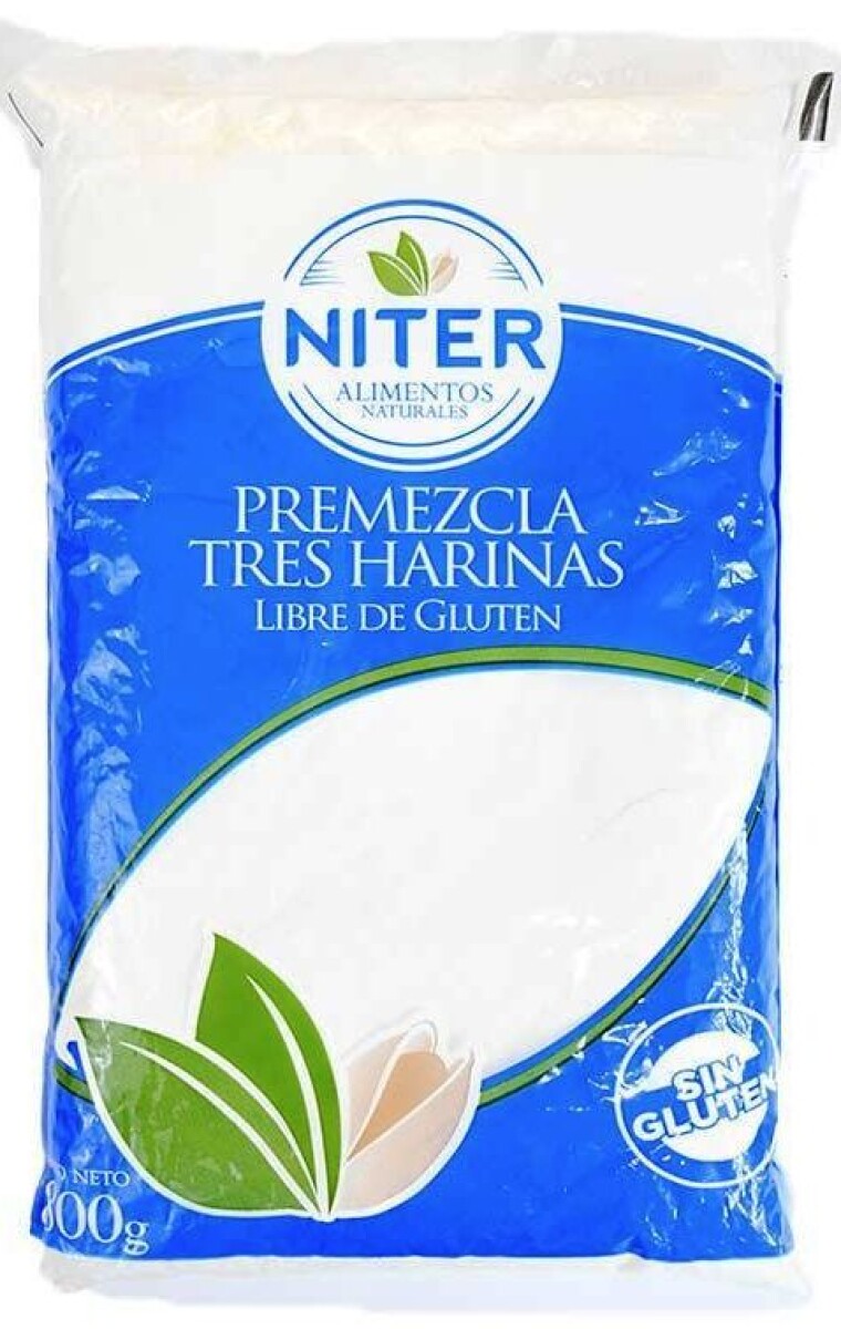 HARINA PREMEZCLA 3 HARINAS NITER 800G SIN GLUTEN 