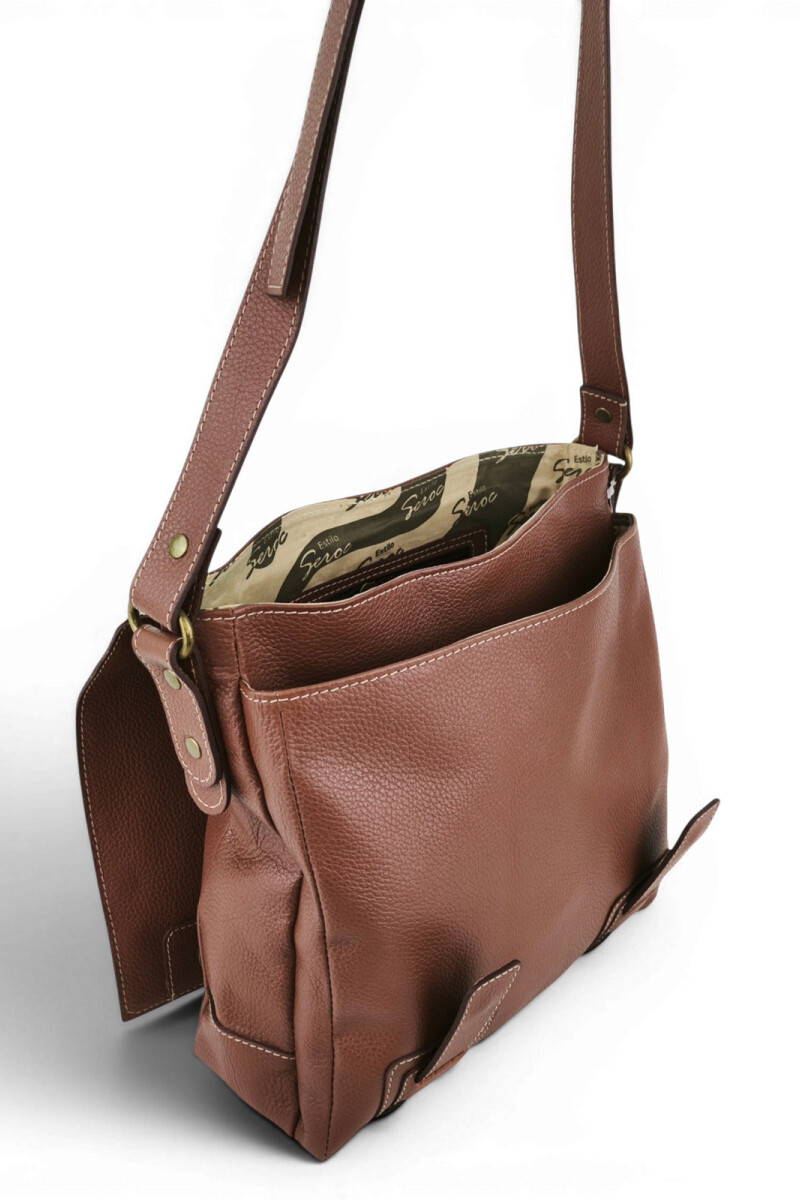 Morral en Cuero Genuino - Pieza Única de Calidad Premium Morral en Cuero Genuino - Pieza Única de Calidad Premium