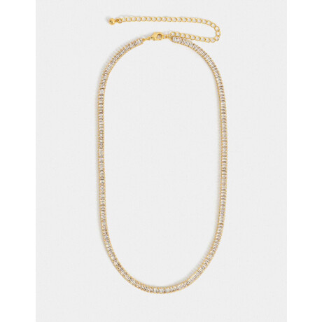Collares Cortos Bañada en Oro Dorado