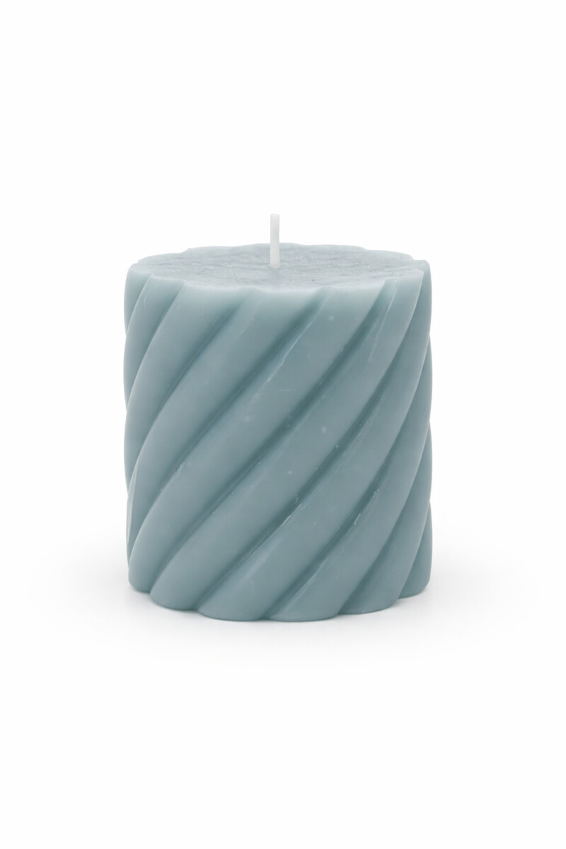 VELA ESPIRAL - CELESTE 