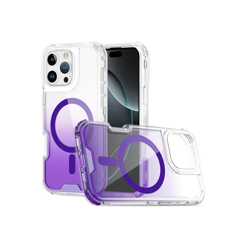 Protector para iPhone 16 Pro degrade púrpura con MagSafe Protector Para Iphone 16 Pro Degrade Púrpura Con Magsafe
