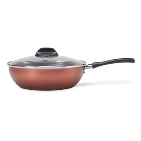 Wok con Tapa Brinox D28CM 4L Aluminio Clove COBRE