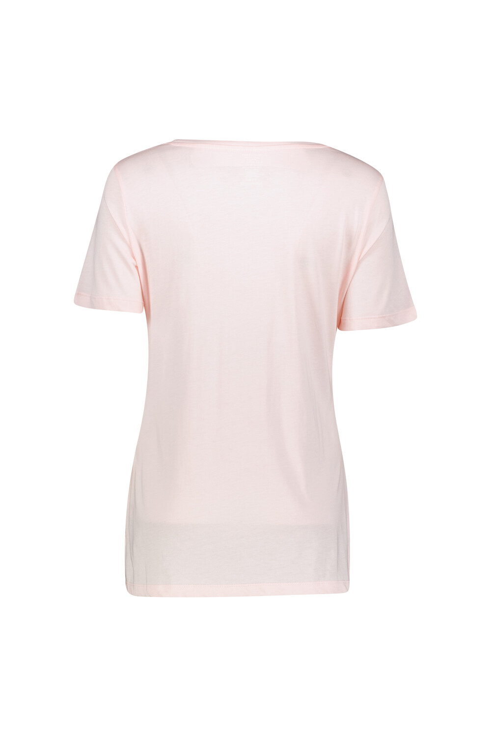 Remera Cava V-neck Rosa Claro