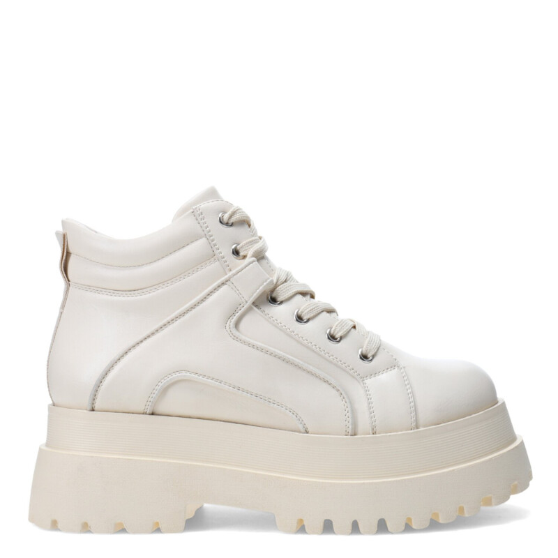 Botas de Mujer Miss Carol KLYPPER acordonada Beige