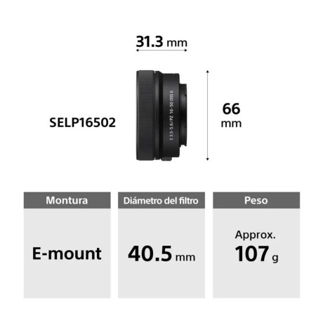 Cámara de Fotos Sony Mirrorless APSC ILCE-6100K Negro